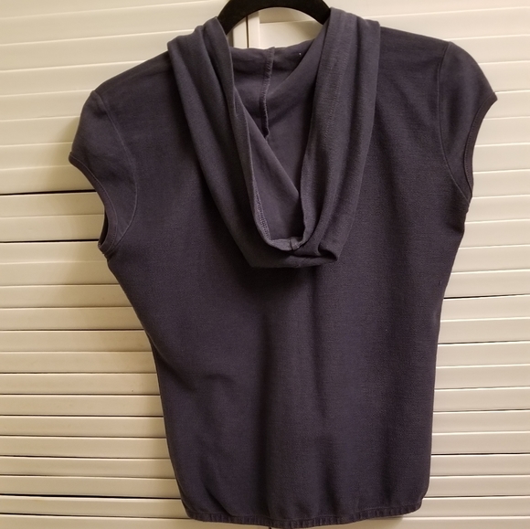 DKNY 100% cotton vest with hoodie - Picture 3 of 5